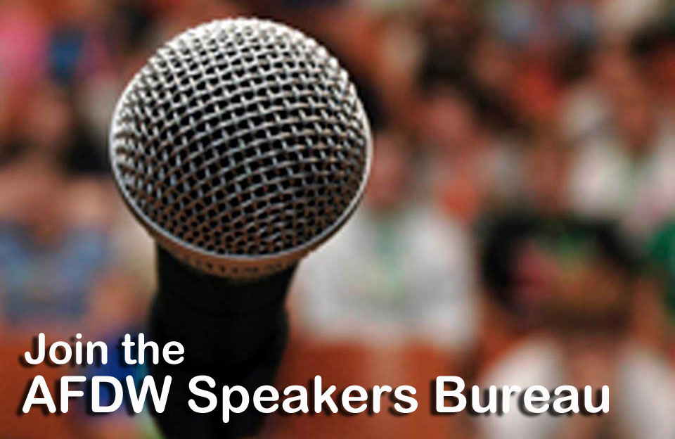 AFDW Speakers Bureau Link