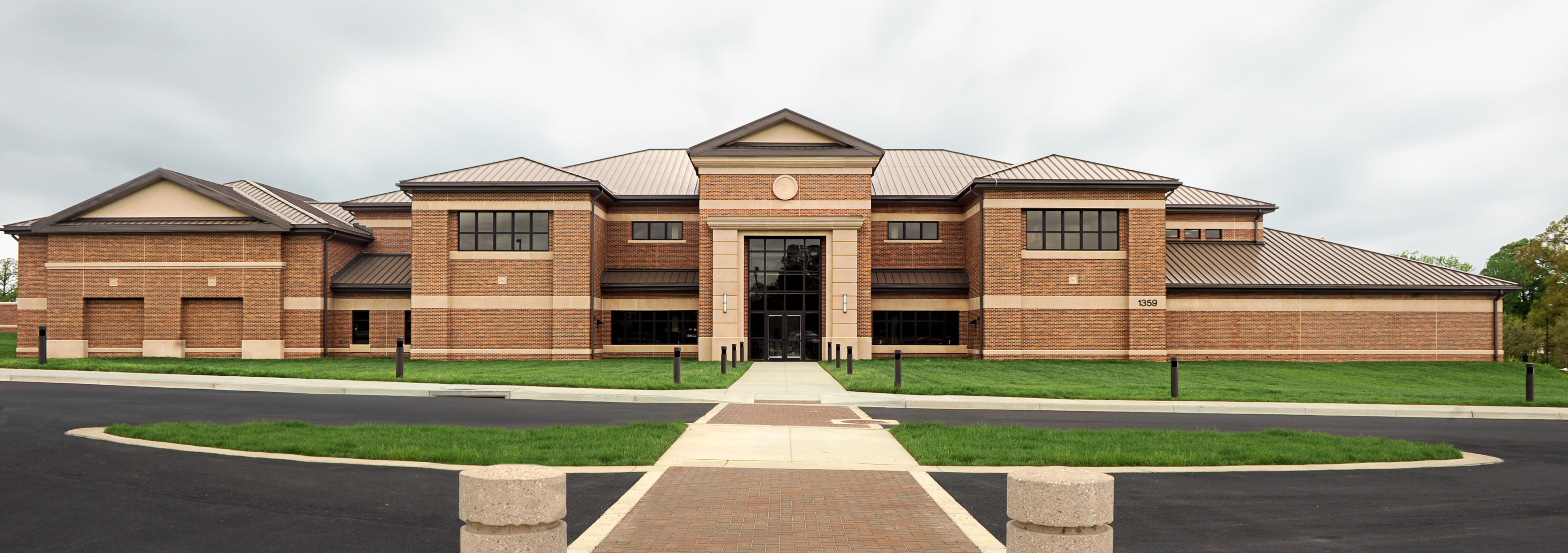 An image of the front of the Jacob E. Smart Center